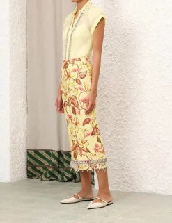 Clearance ZIMMERMANN Matchmaker Diamante Skirt