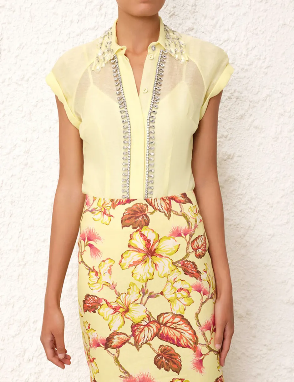Best ZIMMERMANN Matchmaker Diamante Skirt
