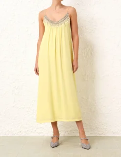 New ZIMMERMANN Matchmaker Diamante Slip Dress