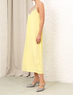 New ZIMMERMANN Matchmaker Diamante Slip Dress