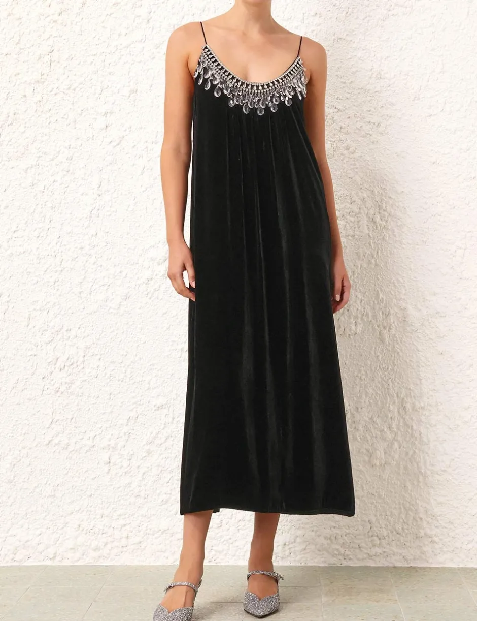 New ZIMMERMANN Matchmaker Diamante Slip Dress
