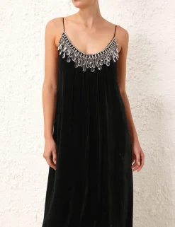 New ZIMMERMANN Matchmaker Diamante Slip Dress