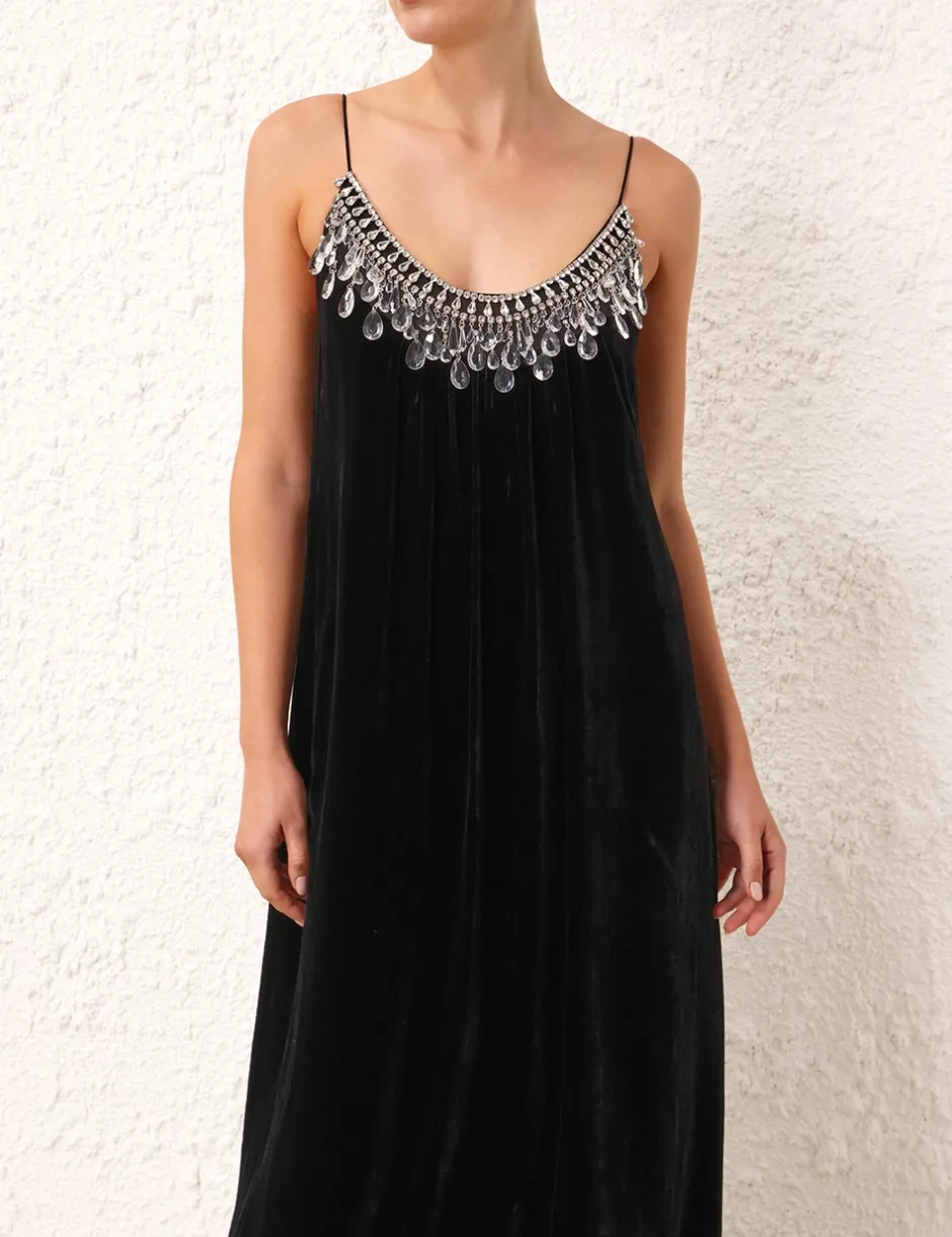 New ZIMMERMANN Matchmaker Diamante Slip Dress