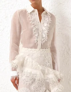 Hot ZIMMERMANN Matchmaker Doily Shirt