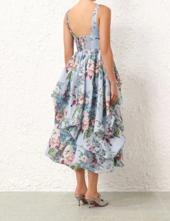 Best ZIMMERMANN Matchmaker Drape Midi Dress