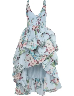 New ZIMMERMANN Matchmaker Drape Midi Dress