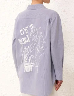 ZIMMERMANN Matchmaker Embroidered Shirt