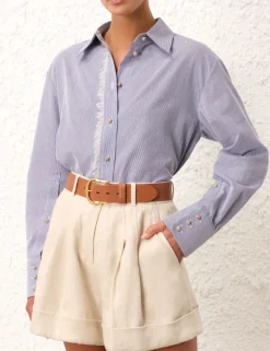 Outlet ZIMMERMANN Matchmaker Embroidered Shirt