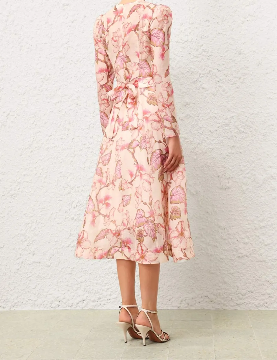 Sale ZIMMERMANN Matchmaker Floral Midi Dress