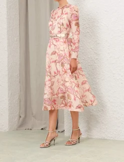 Online ZIMMERMANN Matchmaker Floral Midi Dress