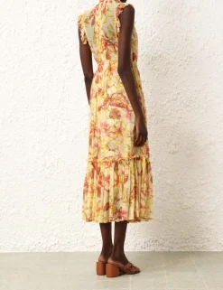 Best ZIMMERMANN Matchmaker Flutter Midi Dress