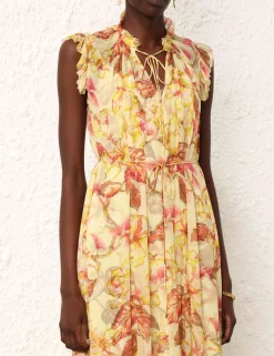 Best ZIMMERMANN Matchmaker Flutter Midi Dress
