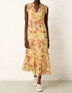 Best ZIMMERMANN Matchmaker Flutter Midi Dress