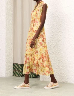 Best ZIMMERMANN Matchmaker Flutter Midi Dress
