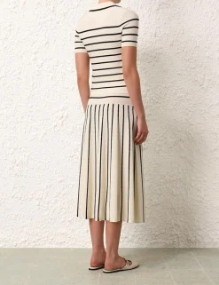 Sale ZIMMERMANN Matchmaker Knit Stripe Polo