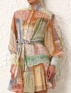 Outlet ZIMMERMANN Matchmaker Lantern Mini Dress