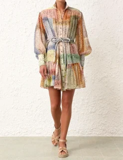 Outlet ZIMMERMANN Matchmaker Lantern Mini Dress