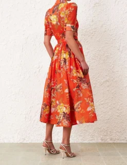 ZIMMERMANN Matchmaker Midi Shirt Dress