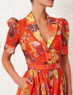 ZIMMERMANN Matchmaker Midi Shirt Dress