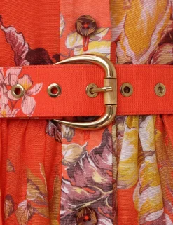 ZIMMERMANN Matchmaker Midi Shirt Dress