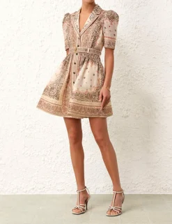 Outlet ZIMMERMANN Matchmaker Mini Shirt Dress