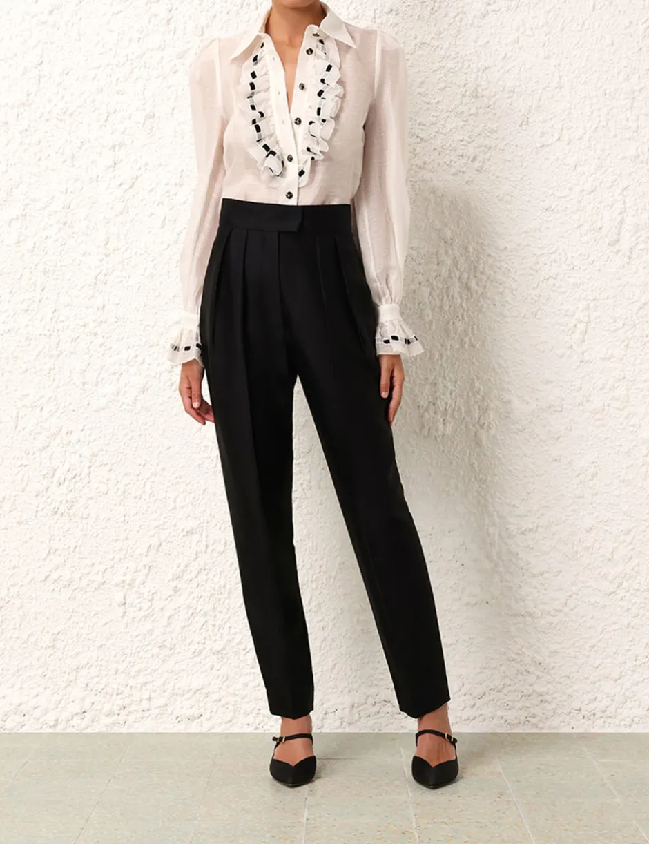 Best ZIMMERMANN Matchmaker Pleat Front Pant