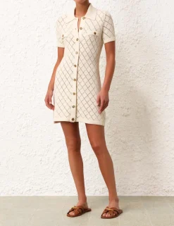 Sale ZIMMERMANN Matchmaker Polo Mini Dress