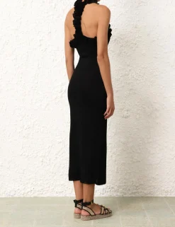 Online ZIMMERMANN Matchmaker Ruffle Neck Midi