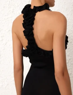 Online ZIMMERMANN Matchmaker Ruffle Neck Midi