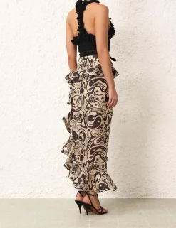Outlet ZIMMERMANN Matchmaker Ruffle Neck Top