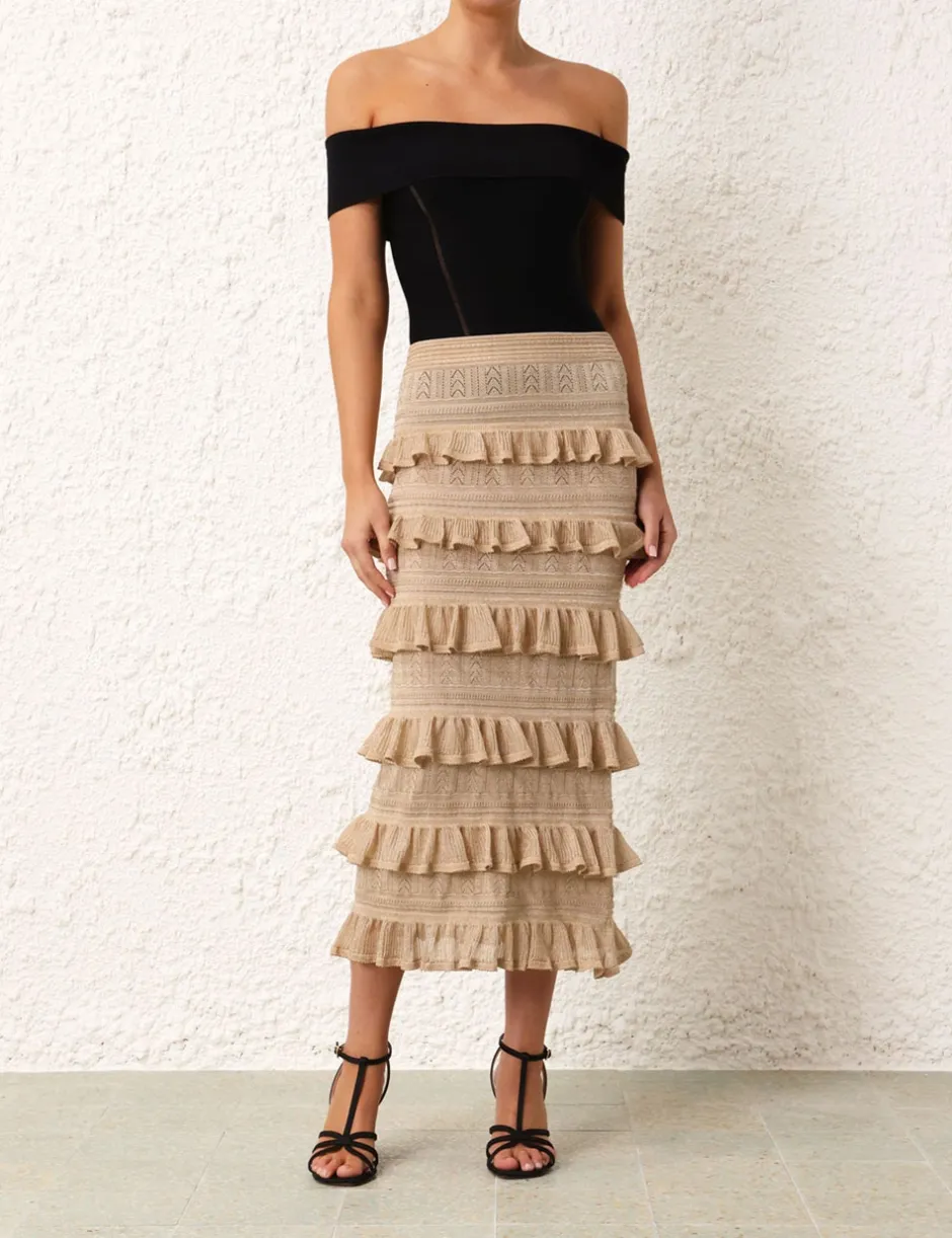 Best ZIMMERMANN Matchmaker Ruffle Skirt