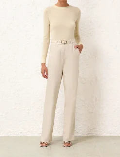 New ZIMMERMANN Matchmaker Straight Leg Pant