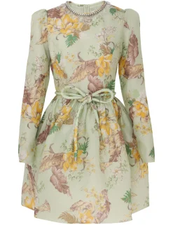 Clearance ZIMMERMANN Matchmaker Tulip Mini Dress