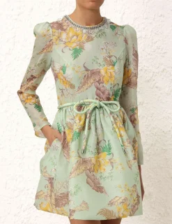 Clearance ZIMMERMANN Matchmaker Tulip Mini Dress