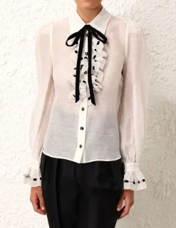 ZIMMERMANN Matchmaker Tuxedo Body Shirt