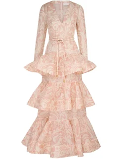 Discount ZIMMERMANN Matchmaker V Neck Gown
