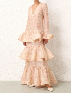 Discount ZIMMERMANN Matchmaker V Neck Gown