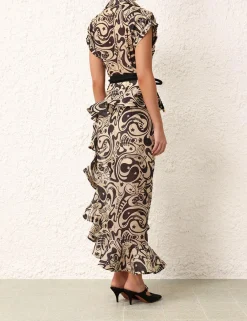 Sale ZIMMERMANN Matchmaker Waterfall Skirt