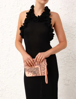 ZIMMERMANN Medium Printed Leather Pouch