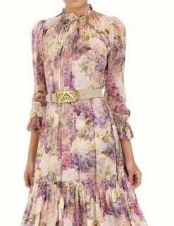 Sale ZIMMERMANN Monogram Suede Waist Belt
