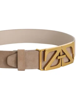 Clearance ZIMMERMANN Monogram Suede Waist Belt