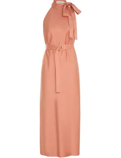 Online ZIMMERMANN Neck Tie Halter Bias Dress