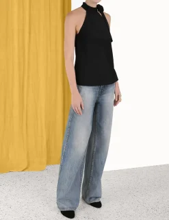 Sale ZIMMERMANN Neck Tie Tank Top