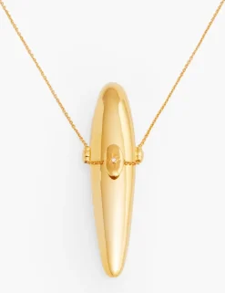 ZIMMERMANN Paint Stroke Locket Necklace