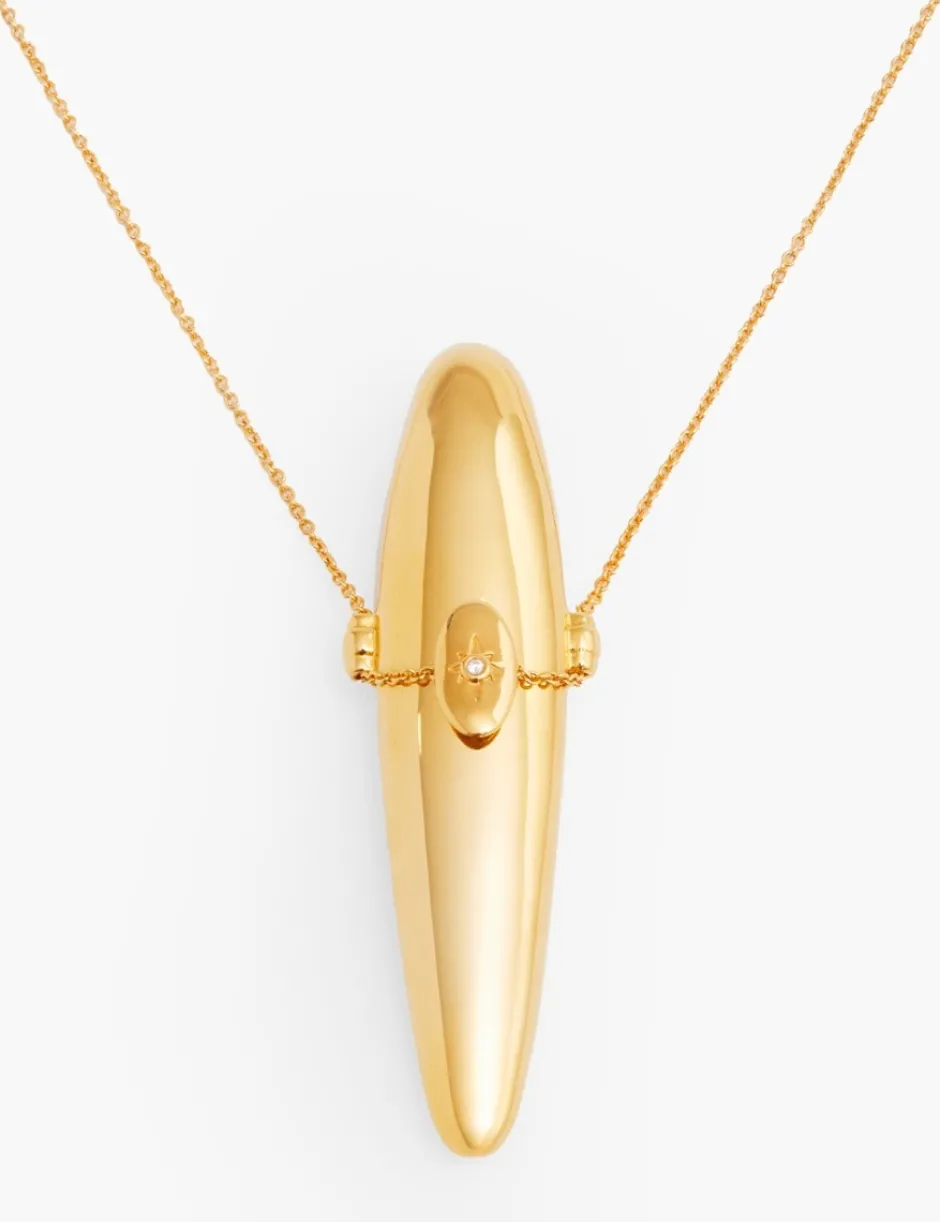 Clearance ZIMMERMANN Paint Stroke Locket Necklace