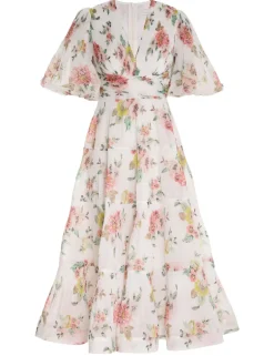 New ZIMMERMANN Pleated Midi Dress