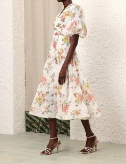 New ZIMMERMANN Pleated Midi Dress