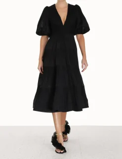 Online ZIMMERMANN Pleated Midi Dress