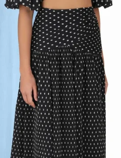 ZIMMERMANN Pleated Midi Skirt