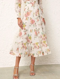 Best ZIMMERMANN Pleated Midi Skirt